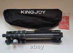 2in1 KINGJOY G22C Carbon Fiber 56/143cm Camera 5-section Tripod with Ball Head