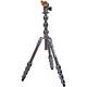 3 Legged Thing Albert 2.0 Carbon Fibre Tripod Kit With Airhed Pro Ball Head Grey