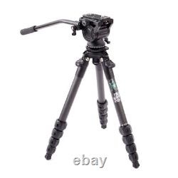 3 Legged Thing Jay Carbon Fibre Tripod Leveling Base AirHed Cine Arca Darkness