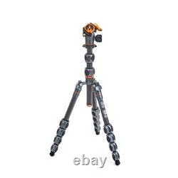 3 Legged Thing LEO 2.0 Carbon Fibre Tripod and AirHed Pro Lever Head Slate Grey
