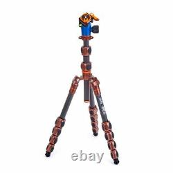 3 Legged Thing Leo 2.0 Carbon Fiber Travel Tripod with AirHed Pro Lever Head