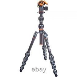 3 Legged Thing Leo Pro 2.0 Carbon Fibre Tripod With AirHed Pro Lever Kit Grey