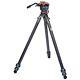3 Legged Thing Mike Carbon Fibre Tripod With Leveling Base + Airhed Cine-v Head