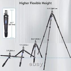 32mm Carbon Fiber Bowl Tripod Heavy Duty Tripod with 46mm Low Profile Ball Head