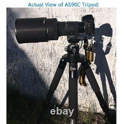 ARTCISE Carbon Fiber Tripod 40mm Leg Heavy Duty Camera Tripod Stand With75mm Bowl
