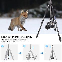 ARTCISE Carbon Fiber Tripod Camera Tripod Flip Lock Video Tripod With Ball Head