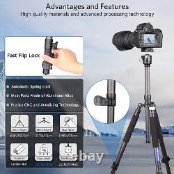 ARTCISE Carbon Fiber Tripod Camera Tripod Flip Lock Video Tripod With Ball Head