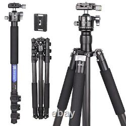 ARTCISE Carbon Fiber Tripod Camera Tripod Flip Lock Video Tripod With Ball Head