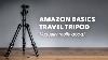 Amazon Basics Carbon Fiber Travel Tripod Actually Very Good