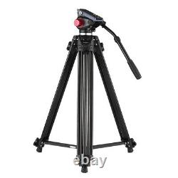 Andoer 170cm Professional Video Camera Tripod with Fluid Head Quick Release Plate