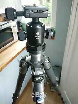 Benro 4 Section carbon fibre tripod & Arca Swiss type Ball Head (hardly used)