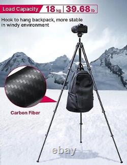 COMAN Zero Y Lightweight Travel Carbon Camera Tripod + Arca Release