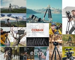 COMAN Zero Y Lightweight Travel Carbon Camera Tripod + Arca Release