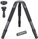 Carbon Fiber Bowl Tripod Heavy Duty Bowl Tripod With 75mm Bowl And Bowl Adapter