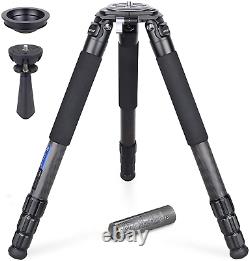 Carbon Fiber Bowl Tripod Heavy Duty Bowl Tripod with 75mm Bowl and Bowl Adapter