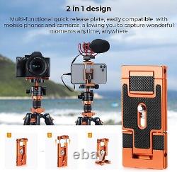 Carbon Fiber Camera Tripod 68/172cm, K&F Concept SA255C1 Lightweight Compact