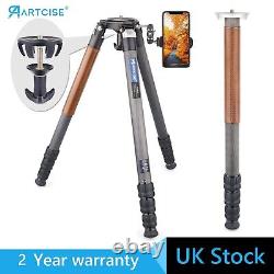 Carbon Fiber Tripod Monopod High-End Travel Tripod with 75MM Bowl Adapter