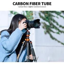 Carbon Fibre Camera Tripod 68/172cm SA255C1 Lightweight Compact Holder Phone
