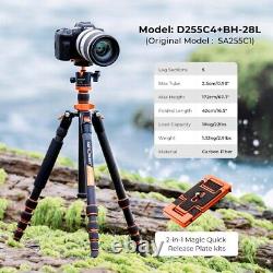 Carbon Fibre Camera Tripod 68/172cm SA255C1 Lightweight Compact Holder Phone