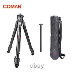 Coman Zero F38 Carbon Fiber Tripod 1.6m Camera Tripod + Quick Release & Rotation