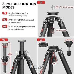 EVUMO Carbon-Fiber-Tripod 165cm, Professional