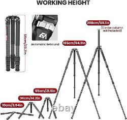 EVUMO Carbon-Fiber-Tripod 165cm, Professional