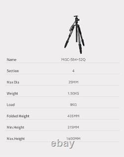 Fotopro Camera Tripod MGC-584N++52Q For Camera/SLR/GoPro WFTP-3365
