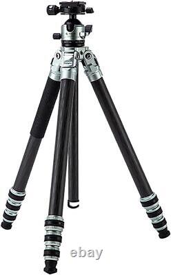 Fotopro Carbon Fiber Travel Tripod w Ball Head for 70-200 Lens, Outdoor Shooting