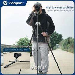 Fotopro Carbon Fiber Travel Tripod w Ball Head for 70-200 Lens, Outdoor Shooting