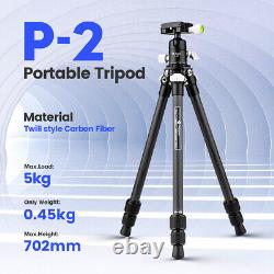 Fotopro P-2+P-2H Tripod Carbon Fiber for DSLR Cameras/Camcorders travel tripod
