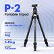 Fotopro P-2+p-2h Tripod Carbon Fiber For Dslr Cameras/camcorders Travel Tripod