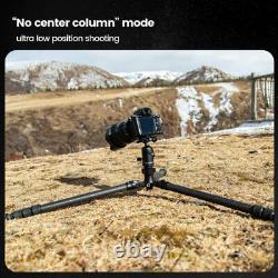 Fotopro Sherpa Plus Carbon Fiber Camera Tripod, Monopod with Ball Head for DSLR