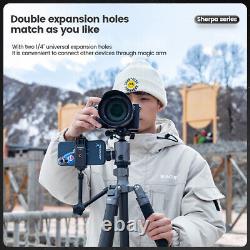 Fotopro Sherpa Plus Carbon Fiber Camera Tripod, Monopod with Ball Head for DSLR