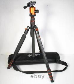 GEEKOTO CT25Pro Craftman 4-Section Carbon Fiber Tripod Monopod +Ball Head 19-79