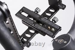 GH1000 Heavy-Duty Carbon Fiber Double Gimbal Tripod Head with Arca-Swiss Quick