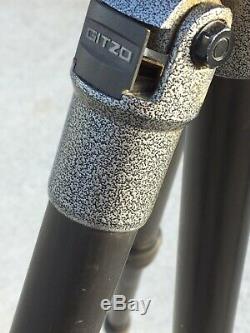 Gitzo 1228 Mountaineer carbon fiber 4 section tripod Used Once! French Made