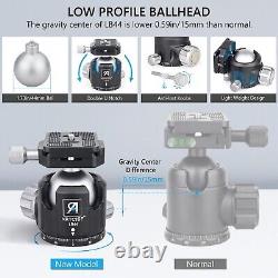Heavy Duty Carbon Fiber Camera Tripod With44mm Low Profile Ball Head 45lbs/20kg