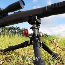 Hunting Portable Tripod For Rifle Gun Clamp Mount Arca + Picatinny Dual Clamp