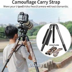 Innorel RT90CM Carbon Fiber Tripod 75mm with N52 head with Camouflage Sleeve