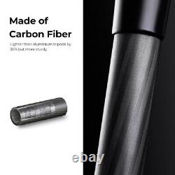 K&F CONCEPT 61.4in Carbon Fiber Tripod Portable Tripod with E6Y8