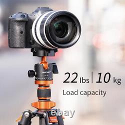 K&F Concept 163cm Camera Tripod Carbon Fiber Monopod with360° Ball Head 10KG Load