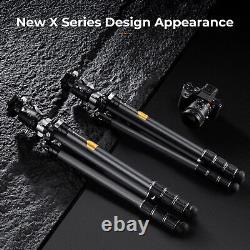 K&F Concept 172cm Carbon Fiber Camera Tripod with 30mm Ball Head for Photography