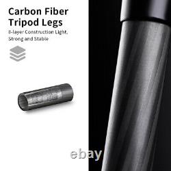 K&F Concept 177cm Carbon Fiber Camera Tripod Monopod Heavy Duty for Canon Nikon