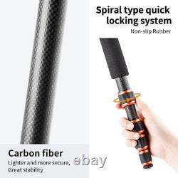 K&F Concept 61 Carbon Fibre Camera Tripod, Lightweight Compact Tripod with 2