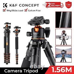 K&F Concept 61 Pro Carbon Fiber Camera Tripods & Monopod Ball Head 15kg Load