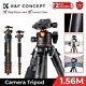 K&f Concept 61 Professional Camera Tripod & Monopod Carbon Fiber A255c2+bh-35l