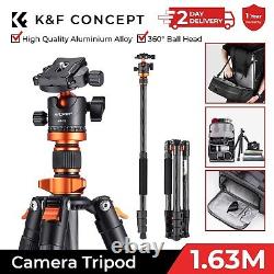 K&F Concept 63 Carbon Fiber Camera Tripods with Detachable Monopod 10KG Load