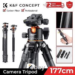 K&F Concept 70 Carbon Fiber Camera Tripod Monopod Heavy Duty for Canon Nikon UK