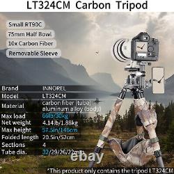 LT324CM Carbon Fiber Professional Heavy Duty Camera Tripod for DSLR, Load 30kg
