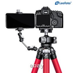 Leofoto LA-324C Carbon Fibre 51 Red Tripod Water/Sand Proof for Camera